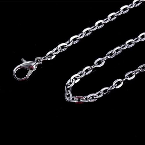 DoreenBeads 12 silver color Lobster Clasp Link Chain Necklaces 18" (B12658)
