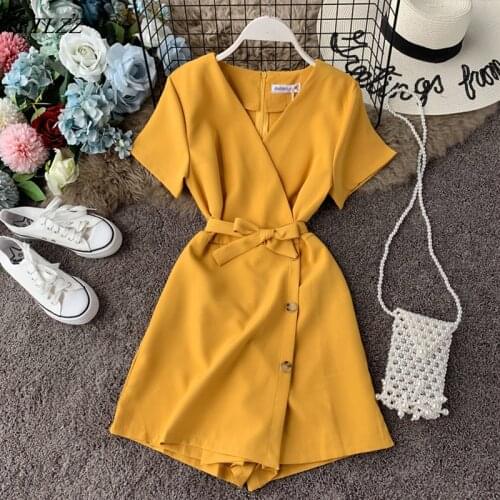 Женские летние комбинезоны FTLZZ China At AliExpress