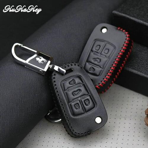 Car Key Case Keychain For Chevrolet Cruze Aveo Captiva Epica Sail Lacetti Mrlibu Genuine Leather Remote Flip Key Ring Bag Holder