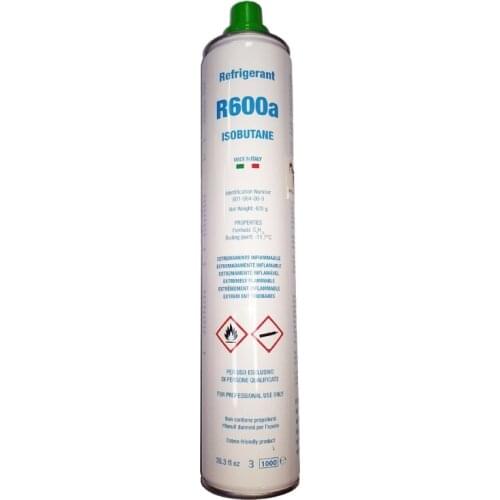 Isobutane refrigerant Gas R600a