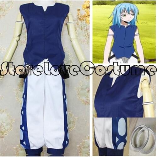 Anime That Time I Got Reincarnated as a Slime Cosplay Rimuru Tempest Costume custom made