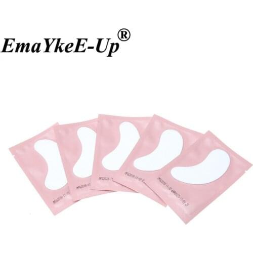 Hot 50 Eyelash Extension Paper Patches Grafted Eye Stickers Eyelash Under Eye Pads Eye Paper Patches Tips Makeup Accessories