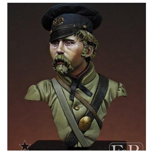 1/16 Scale Resin Bust History World War II Kentucky Infantry Figure Model Kit Free Shipping
