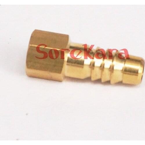 LOT 5 Hose Barb I/D 6mm 8mm 10mm M10x1 M12x1.25 M14x1.5mm female Brass coupler Splicer Connector fitting for Fuel Gas Water