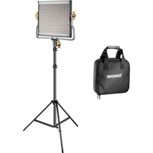 Neewer Dimmable Bi-color LED with U Bracket Professional Video Light for Studio, YouTube Outdoor Video Photography Lighting Kit