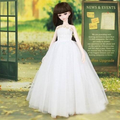 [wamami] 400# White Tube Top Dress/Wedding Dress For 1/3 SD DOD AOD DZ BJD Doll