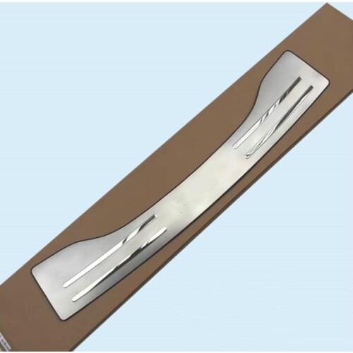 FIT FOR 2011-2017 PEUGEOT 508 REAR BUMPER PROTECTOR STEP PANEL BOOT COVER SILL PLATE TRUNK TRIM ACCESSORIES