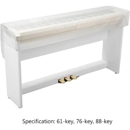 Transparent Frosted Piano Cover 61 76 88 Keys Digital Piano keyboard Dust Cover