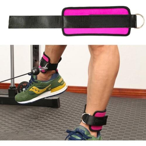 Unisex Sport Belts D Ring Double Buckle Thigh Leg Strap Women Men 3 Color Body Building Ankle Anchor Strap Belt Sport Equipment