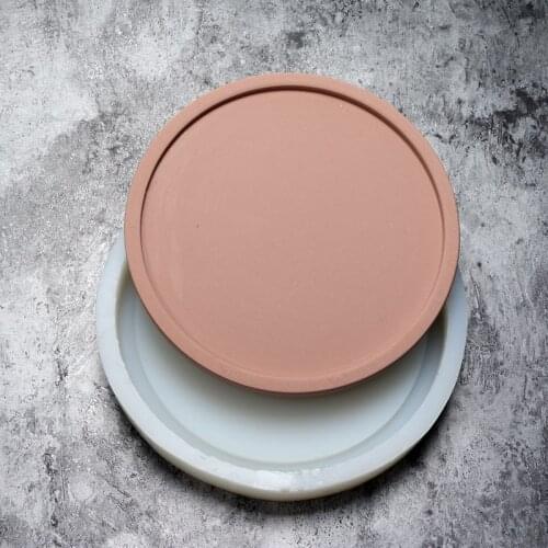 Silicone mold DIY Cement plate Flowerpot chassis