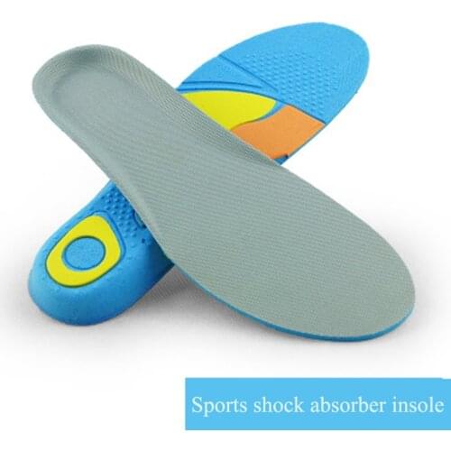 Adult Sports Running Insoles Ortholite Mesh Breathable with EVA High Elastic Shock Absorber Arch Support Sports Insoles