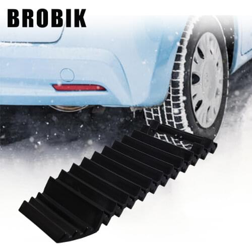BROBIK Universal Car Accessories ABS Snow Chains Non-slip Car Tire Anti-skid Pad Automobile Wheel Grip Tracks Mat