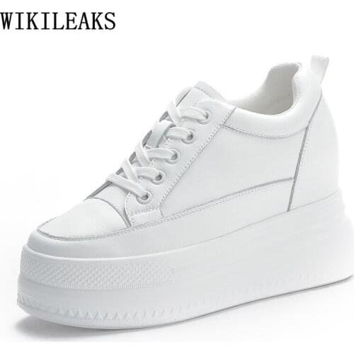 Wedges Shoes for Women Platforms Leather Casual Shoes 2021 Fashion Women Barefoot Shoes Women Harajuku Zapatos De Mujer Zapatos