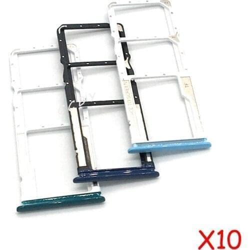 10pcs For Xiaomi Redmi X10 Sim Card Tray Slot Holder Replacement Parts