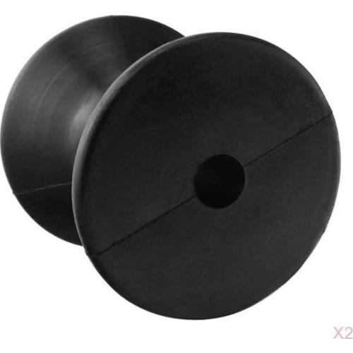 2 X Marine Bow Roller Stop With 75mm/2.95inch Shaft For Fishing Boat