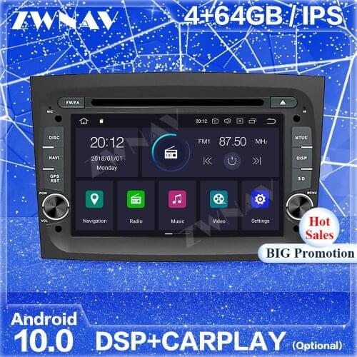 Carplay IPS DSP Android Screen GPS Navigation For FIAT DOBLO 2016 2017 2018 Auto Audio Radio Stereo Multimedia Player Head Unit