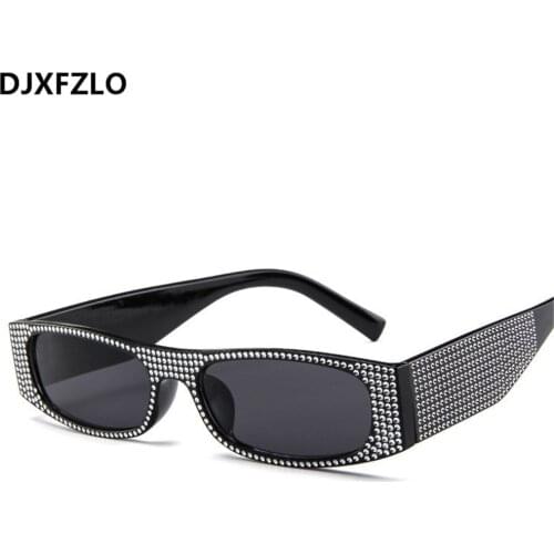DJXFZLO Women's Square Sunglasses