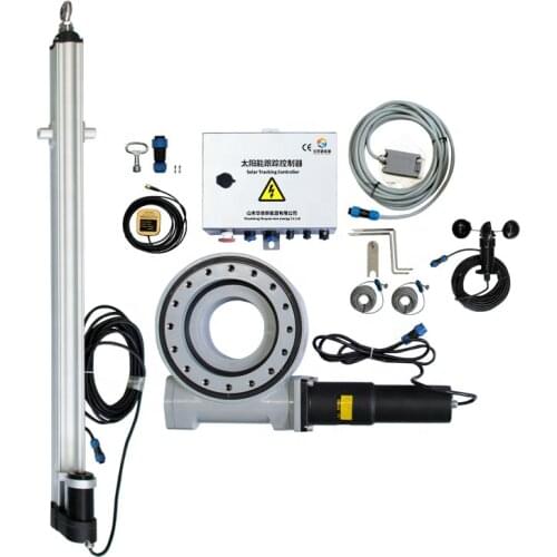 Dual Axis Solar Tracker Control And Drive Kit Sun Pv Tracking Driver Combo