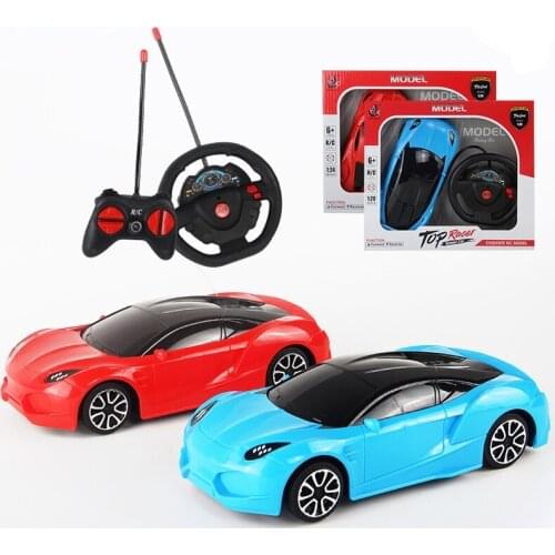 Electric RC Car Driving Electric Wireless Remote Control Car with Light Four-way Remote Control Sports Car Model Toy Gift