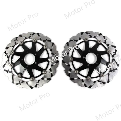 2PCS CNC Floating Disk Front Brake Disc Rotor For Kawasaki ZXR 750 ZXR750 1989 1990 1991 1992 1993 1994 1995 / ZXR750R 1989-1992