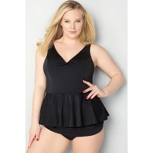 Plus size bathing suits bikini 2020 sexy women swimming pool beach wear bikini cintura alta plus size sexy maillot de bain