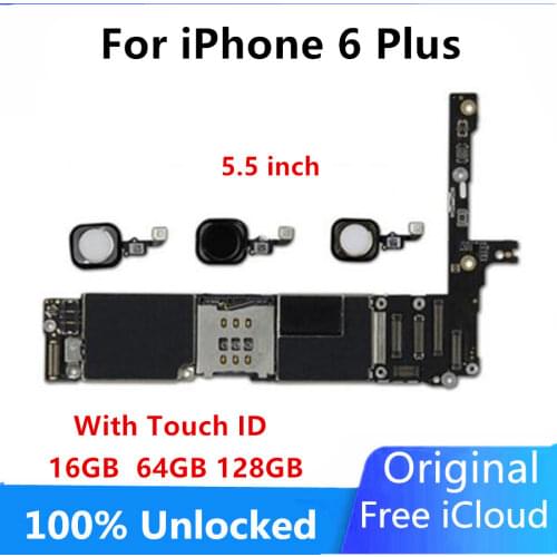 Original Factory Unlock Motherboard for IPhone 6s with / Without Touch ID Free ICloud Logic Board Mainboard Support IOS Update