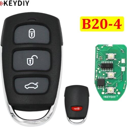 KEYDIY B series B20-4 3+1 button universal KD remote control for KD200 KD900 KD900+ URG200 KD-X2 mini KD for KIA style
