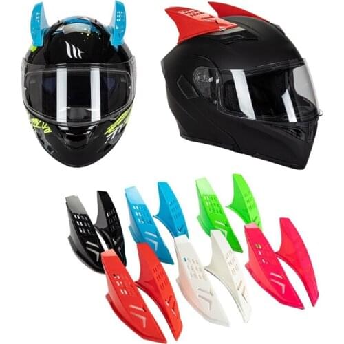 2Pcs Motorbike Bike Helmet Cute Horn Decoration Snow Sports Helmet Sticker Decor Helmet Decorative Horn