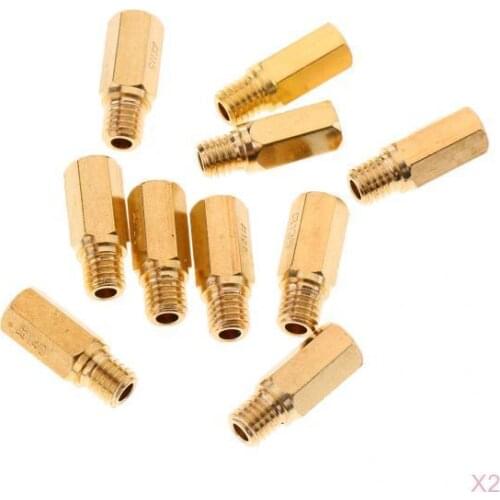 20 Pieces Solid Carburetor Main Jets for PWK KOSO KEIHIN OKO 100, 105, 108, 110, 115, 120, 125, 130, 135, 140