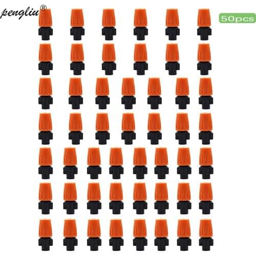 50PCS Irrigation Plastic Misting Nozzle Sprinkler Greenhouse Flower Plant Sprinkler Nozzles Micro Irrigation System IT159