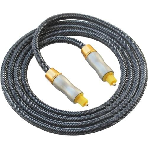 HIFI 5.1 Digital SPDIF Fiber Toslink Optical Audio Cable 1.5m 2m for TV box PS4 Speaker Wire Soundbar Amplifier Subwoofer