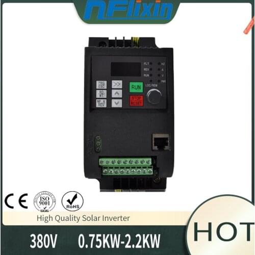 For Europe! 0.75kw 380V Multi-Functional Frequency Solar Inverter, DC-AC Drive