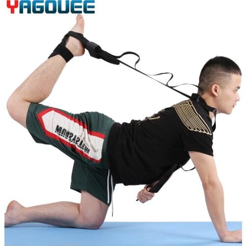 Legs Home Sport Yoga Leg Stretcher Flexibility Stretching Strap Fitness For Yoga Cheer Dance Gymnastics Trainer Tape Stretching