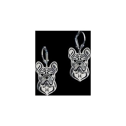 French Bulldog earrings plated silver plated earrings women fashion jewelry from india bridal earing