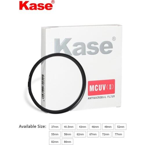 Kase HD MC-UV Nano Multi-Coated UV Filter 43/46/49/52/55/58/62/67/72/77/82mm for DSLR Canon Nikon Camera Lenses Accessories