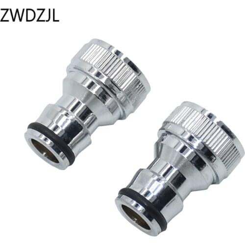 Copper Female G1/2 to 5/8" Quick Connector Brass Garden tap water gun adapter Washing Machine hose adapter 15pcs