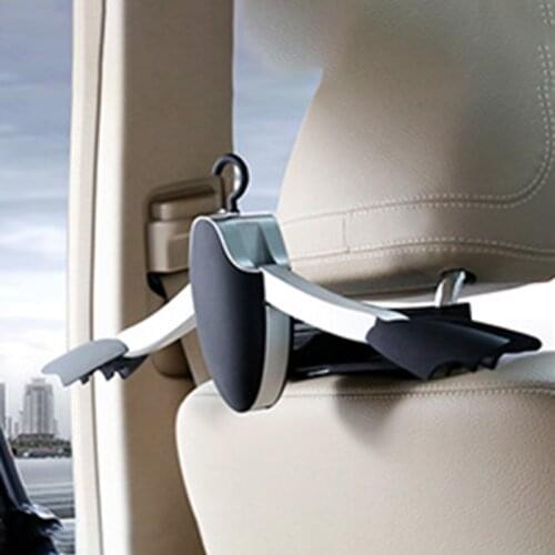Multifunctional Automobile Portable Hanger Back Seat Hooks Storage Car Interior Objects Convenient Large Shoulder Suits