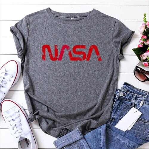 Fashion Women Tops Summer T Shirt 100% Cotton Woman Tshirts Letter Print T-Shirt O Neck Short Sleeve Graphic Tee Shirt Femme