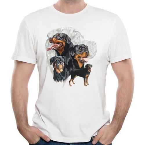 My Friends Rottweiler T-Shirt Fashion Men T-shirt Dog Lovers T-Shirt Funny Man Casual Tops Fashion Male Tee Boy Short Sleeve
