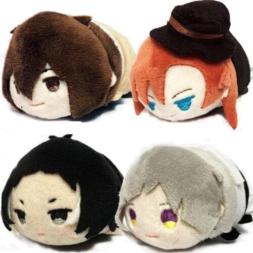Stuffed Bungou Stray Dogs 8.5cm Mochi Mascot Akutagawa Ryuunosuke Nakahara Chuuya The Port Mafia Osamu Dazai Doll Plush Pendants