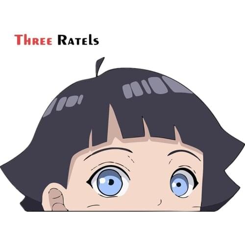 Three Ratels FC627 NINJA UZU MAKI PEEKING Style Sticke Car Windshield Stickers Motorbike Decal