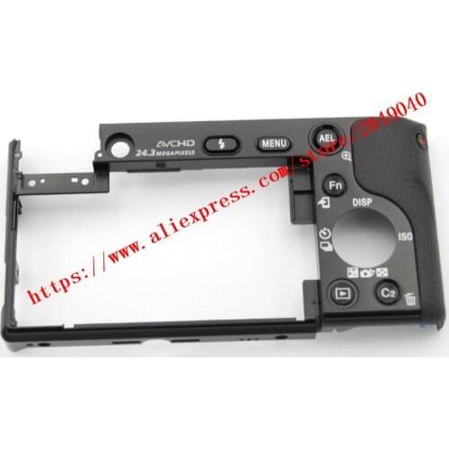 NEW Original FOR SONY ALPHA A6000 ILCE-6000 Rear Back Cover Frame with Rear Rubber REPAIR PART