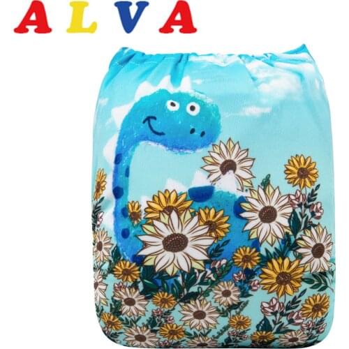 New Arrival! Alvababy Cloth Diapers Baby Positioned Pocket Nappy with 1pc Insert