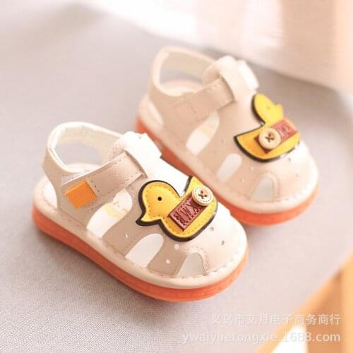 1-2 Years Old Baby Sandals Shoes Walking Function Soft Soled For Boys And Girls Toddler Shoes Comfortable