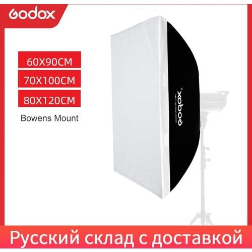 Godox 60 x 90cm 24"x 35" Speedlite Studio Strobe Flash Photo Reflective Bowens Mount Softbox Diffuser for DE300 DE400 SK300