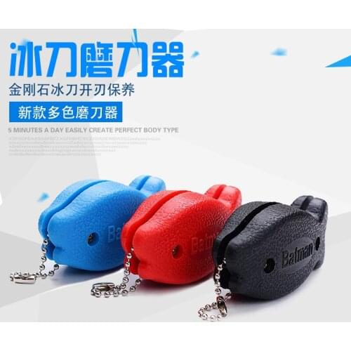 3mm & 4mm Width Thickness Ice Blade sharpener for Inline Ice Skates Shoes 80 200 Diamond Rough Smooth Surface