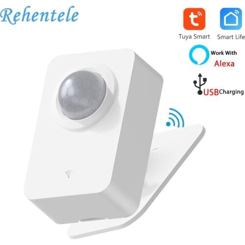 Tuya WIFI Smart PIR Motion Sensor Home Infrared Passive Detector Wireless Home Security System Smart Life Remote