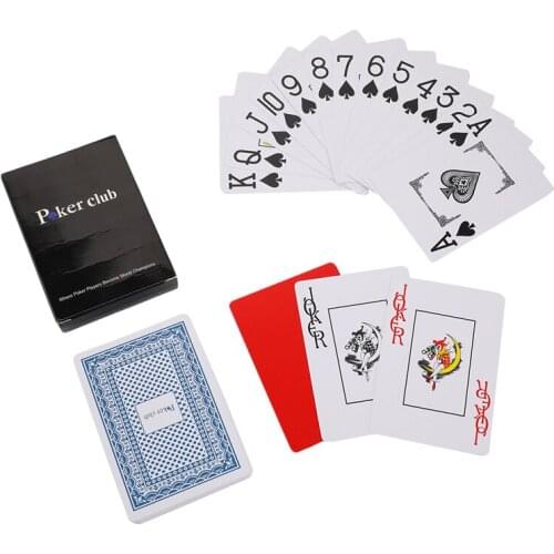 Waterproof Wear-resistant Plastic Playing Cards Board Game Poker Cards