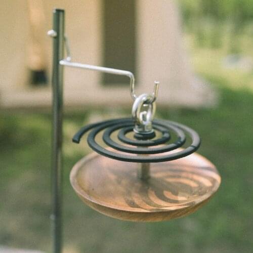 Japanese Indoor Aromatherapy Sandalwood Household Outdoor Camping Tent Mosquito-repellent Incense Coil Tray Frame Stove