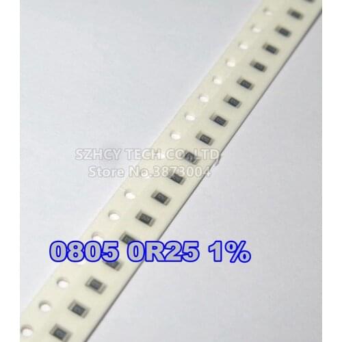 5000Pcs 0805 0R25 1% RF0805-0R25 2012 New and origianl